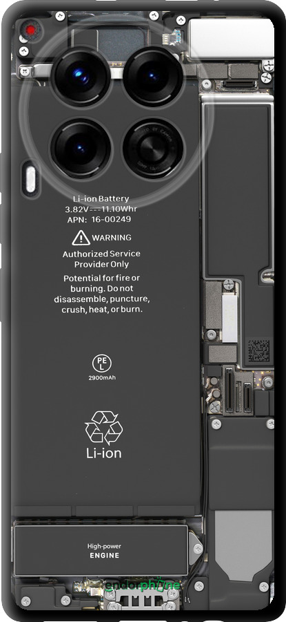 TPU чехол Деталі смартфона для Tecno Camon 30 4g - 5487b-3712 изображение 
