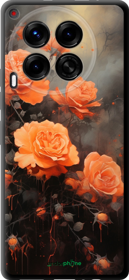 TPU чехол Оранжеві троянди для Tecno Camon 30 4g - 5944b-3712 изображение 