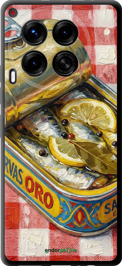 TPU чехол Vintage Sardine Tin Phone для Tecno Camon 30 4g - 6772b-3712 изображение 