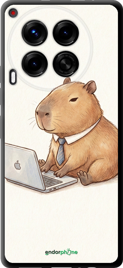 TPU чехол Funny Capybara CEO Working для Tecno Camon 30 4g - 6777b-3712 изображение 