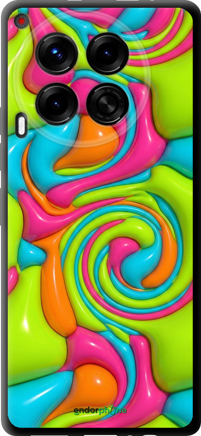 TPU чехол Y2K Jelly Dream для Tecno Camon 30 4g - 6780b-3712 изображение 