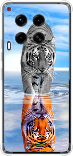Силикон с усиленными углами чехол Тигр для Tecno Camon 30 4g - 6016sp-3712 изображение 