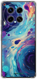 Силикон с усиленными углами чехол Арт акварель для Tecno Camon 30 4g - 6329sp-3712 изображение 