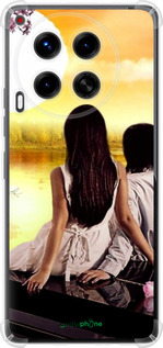 Силіконовий протиударний с посиленими кутами чехол Sunset для Tecno Camon 30 4g - 6607sp-3712 изображение 