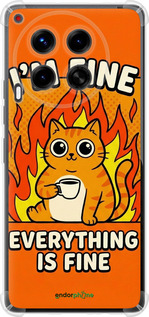 Силикон с усиленными углами чехол Funny Cat для Tecno Camon 30 4g - 6786sp-3712 изображение 