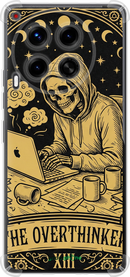 Силіконовий протиударний с посиленими кутами чехол The Overthinker для Tecno Camon 30 4g - 6774sp-3712 изображение 