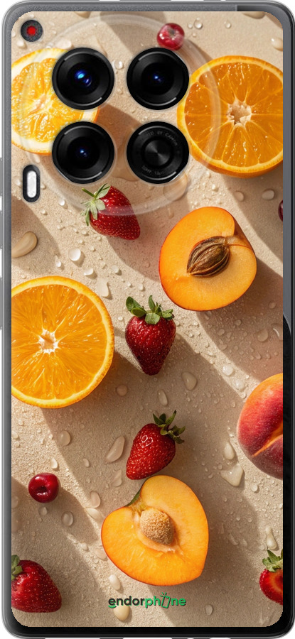 Силіконовий чехол Фрукти 3 для Tecno Camon 30 4g - 6703u-3712 изображение 