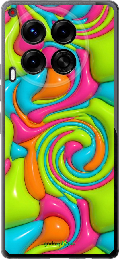 Силіконовий чехол Y2K Jelly Dream для Tecno Camon 30 4g - 6780u-3712 изображение 