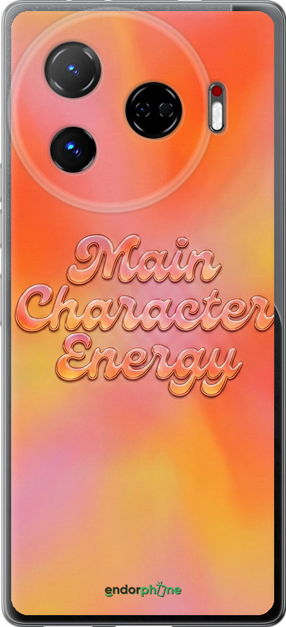 Силиконовый чехол Aura Gradient Main Character Energy Aesthetic Y2K для Tecno Camon 30 pro 5G - 6783u-3713 изображение 
