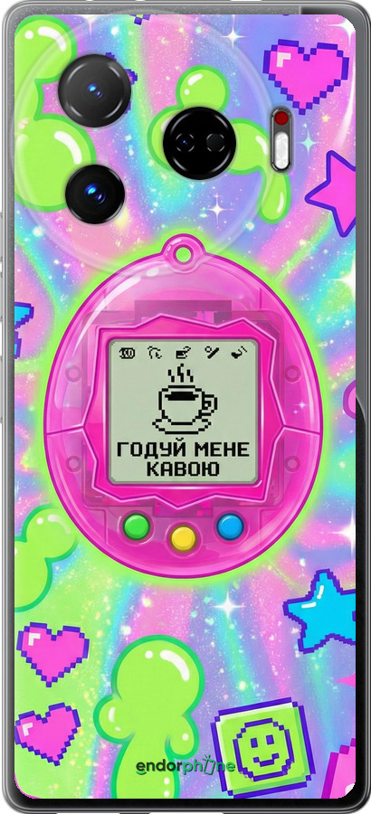 Силіконовий чехол Y2K Aesthetic Retro Pet: Годуй мене кавою для Tecno Camon 30 pro 5G - 6784u-3713 изображение 