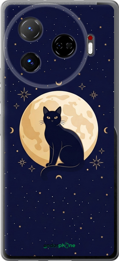 Силиконовый чехол Cute Cat Celestial/Witchy для Tecno Camon 30 pro 5G - 6787u-3713 изображение 