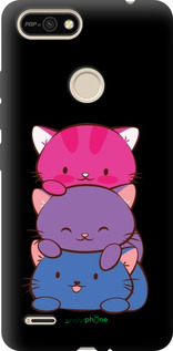 TPU чехол Милые кошки для Tecno Pop 2F B1F - 6518b-2391 изображение 