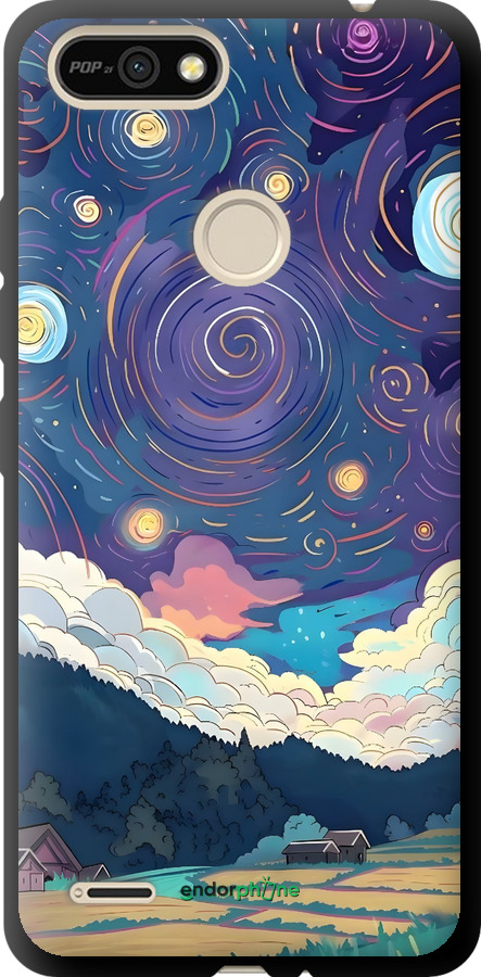 TPU чехол Креативный арт для Tecno Pop 2F B1F - 6322b-2391 изображение 