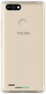 Силіконовий протиударний с посиленими кутами чохол 'Прозорий' для Tecno Pop 2F B1F зображення 8