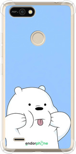Силикон с усиленными углами чехол Милый мишка для Tecno Pop 2F B1F - 6357sp-2391 изображение 