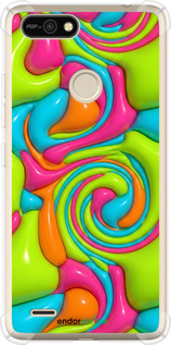 Силіконовий протиударний с посиленими кутами чехол Y2K Jelly Dream для Tecno Pop 2F B1F - 6780sp-2391 изображение 