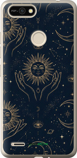 Силиконовый чехол 'Celestial Harmony: Sun & Moon Gold Mystic Pattern' для Tecno Pop 2F B1F изображение 7