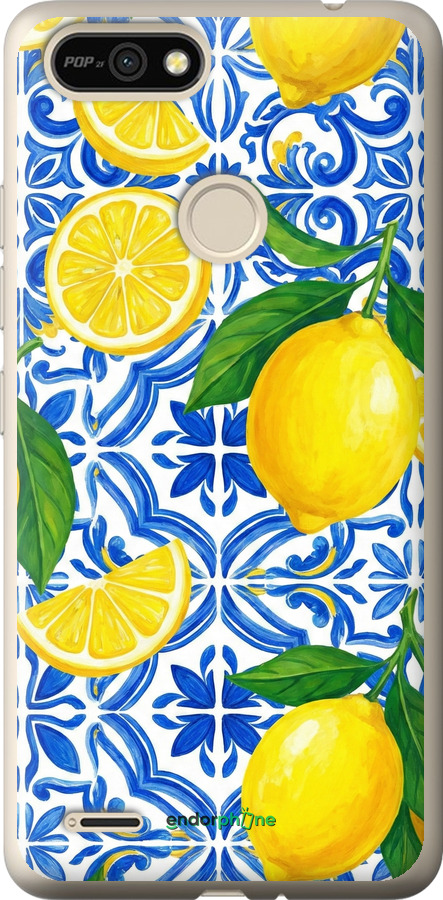 Силиконовый чехол Grocery Girl Italian Summer для Tecno Pop 2F B1F - 6766u-2391 изображение 