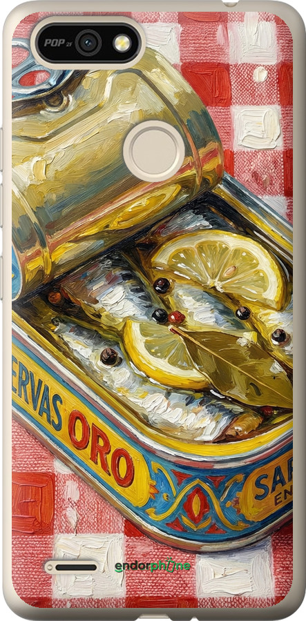 Силіконовий чехол Vintage Sardine Tin Phone для Tecno Pop 2F B1F - 6772u-2391 изображение 