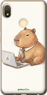 Силіконовий чехол Funny Capybara CEO Working для Tecno Pop 3 BB2 - 6777u-2443 изображение 