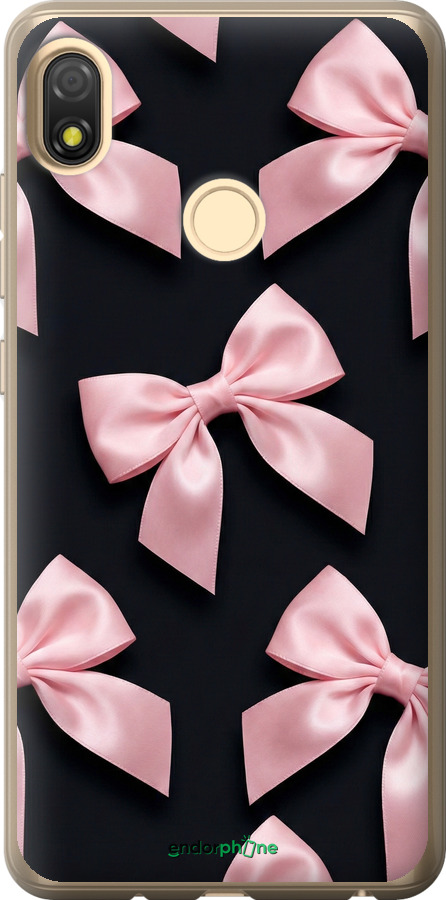 Силиконовый чехол Coquette Ribbons Dark Coquette для Tecno Pop 3 BB2 - 6767u-2443 изображение 