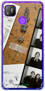 Силикон с усиленными углами чехол Aesthetic Scrapbook Collage для Tecno Pop 4 BC2c - 6773sp-2427 изображение 