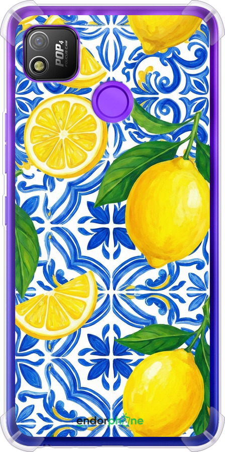 Силіконовий протиударний с посиленими кутами чехол Grocery Girl Italian Summer для Tecno Pop 4 BC2c - 6766sp-2427 изображение 