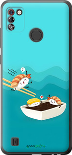Силиконовый чехол Суши для Tecno Pop 4 Pro BC3 - 6354u-2444 изображение 