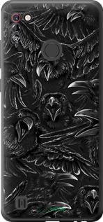 Силиконовый чехол Воронья ярость для Tecno Pop 4 Pro BC3 - 6474u-2444 изображение 