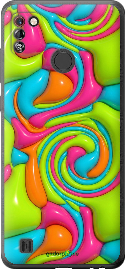 Силиконовый чехол Y2K Jelly Dream для Tecno Pop 4 Pro BC3 - 6780u-2444 изображение 