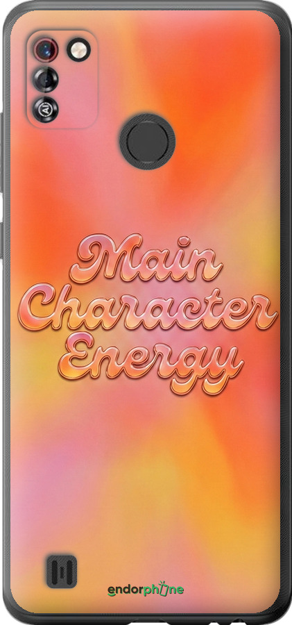 Силиконовый чехол Aura Gradient Main Character Energy Aesthetic Y2K для Tecno Pop 4 Pro BC3 - 6783u-2444 изображение 