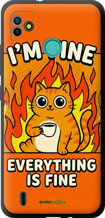 TPU чехол 'Funny Cat' для Tecno Pop 5 BD2p изображение 8