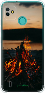 Силикон с усиленными углами чехол Огонь для Tecno Pop 5 BD2p - 6021sp-2412 изображение 