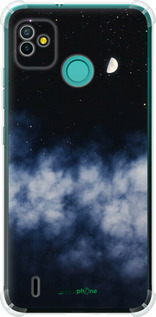 Силикон с усиленными углами чехол Ночное небо для Tecno Pop 5 BD2p - 6450sp-2412 изображение 
