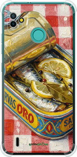 Силіконовий протиударний с посиленими кутами чехол Vintage Sardine Tin Phone для Tecno Pop 5 BD2p - 6772sp-2412 изображение 