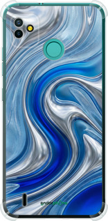 Силикон с усиленными углами чехол Liquid Chrome для Tecno Pop 5 BD2p - 6781sp-2412 изображение 