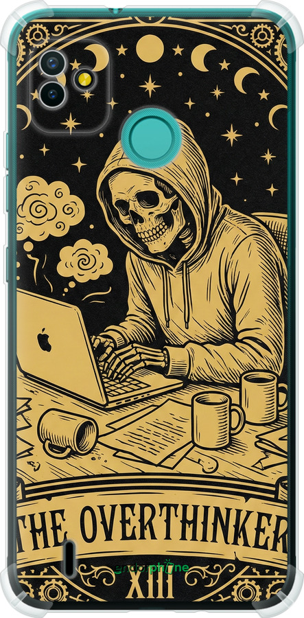 Силіконовий протиударний с посиленими кутами чехол The Overthinker для Tecno Pop 5 BD2p - 6774sp-2412 изображение 