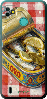 Силиконовый чехол Vintage Sardine Tin Phone для Tecno Pop 5 BD2p - 6772u-2412 изображение 