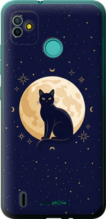 Силиконовый чехол Cute Cat Celestial/Witchy для Tecno Pop 5 BD2p - 6787u-2412 изображение 