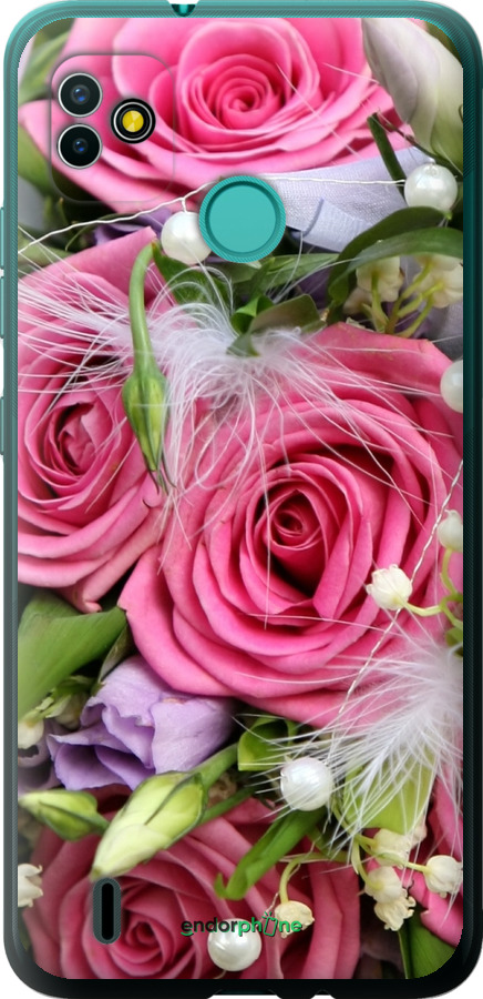 

Силіконовий чохол "Ніжність" для Tecno Pop 5 BD2p, Рожевий