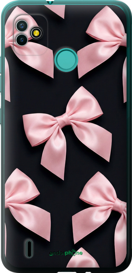 Силиконовый чехол Coquette Ribbons Dark Coquette для Tecno Pop 5 BD2p - 6767u-2412 изображение 