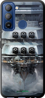 TPU чехол Линкор, world of tanks, wargaming, военный корабль для Tecno POP 5 LTE BD4 - 6453b-2639 изображение 