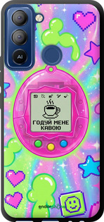 TPU чехол Y2K Aesthetic Retro Pet: Годуй мене кавою для Tecno POP 5 LTE BD4 - 6784b-2639 изображение 