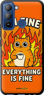 TPU чехол 'Funny Cat' для Tecno POP 5 LTE BD4 изображение 14