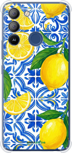 Силіконовий протиударний с посиленими кутами чехол Grocery Girl Italian Summer для Tecno POP 5 LTE BD4 - 6766sp-2639 изображение 