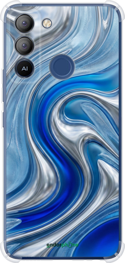 Силикон с усиленными углами чехол Liquid Chrome для Tecno POP 5 LTE BD4 - 6781sp-2639 изображение 