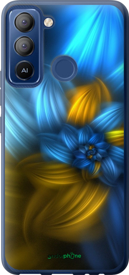 

Силіконовий чохол "Візерунок 46" для Tecno POP 5 LTE BD4, Синій