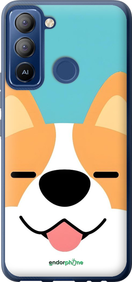 Силиконовый чехол Корги для Tecno POP 5 LTE BD4 - 6280u-2639 изображение 