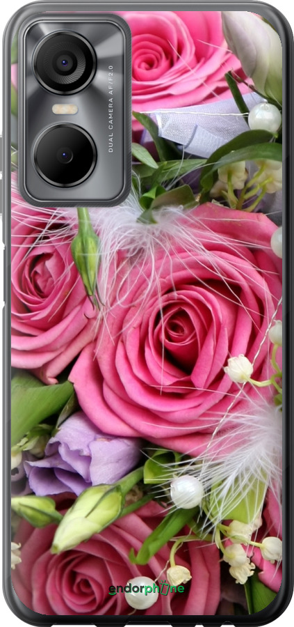 

Силіконовий чохол "Ніжність" для Tecno POP 6 Pro BE8, Рожевий