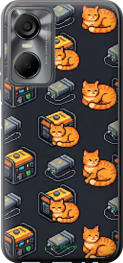 Силиконовый чехол Autonomous Zone для Tecno POP 6 Pro BE8 - 6771u-2929 изображение 